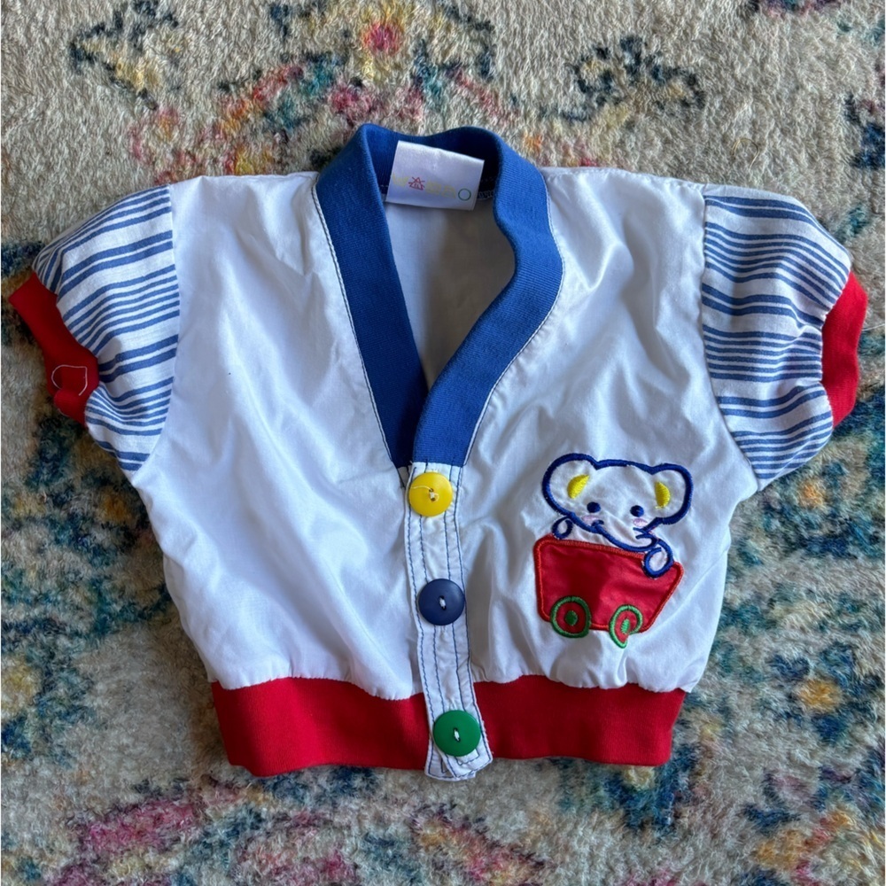 ICZ Cotton Vest Blouse White 12 Months